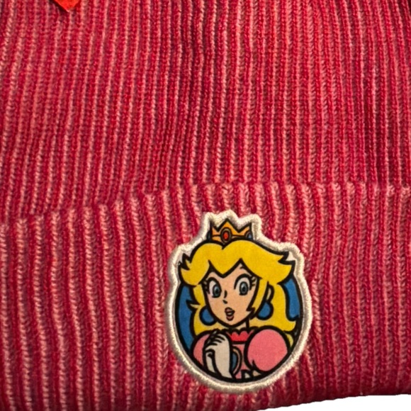 💜Super Mario PrincessPeach Beanie Size:OSFM - Picture 4 of 6